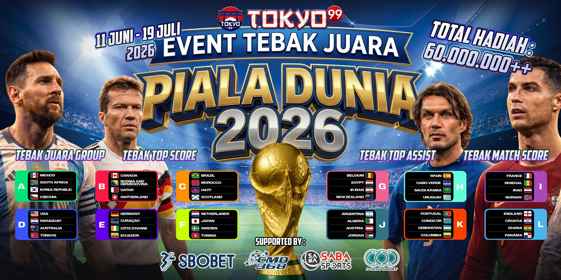 EVENT TEBAK JUARA PIALA DUNIA 2026