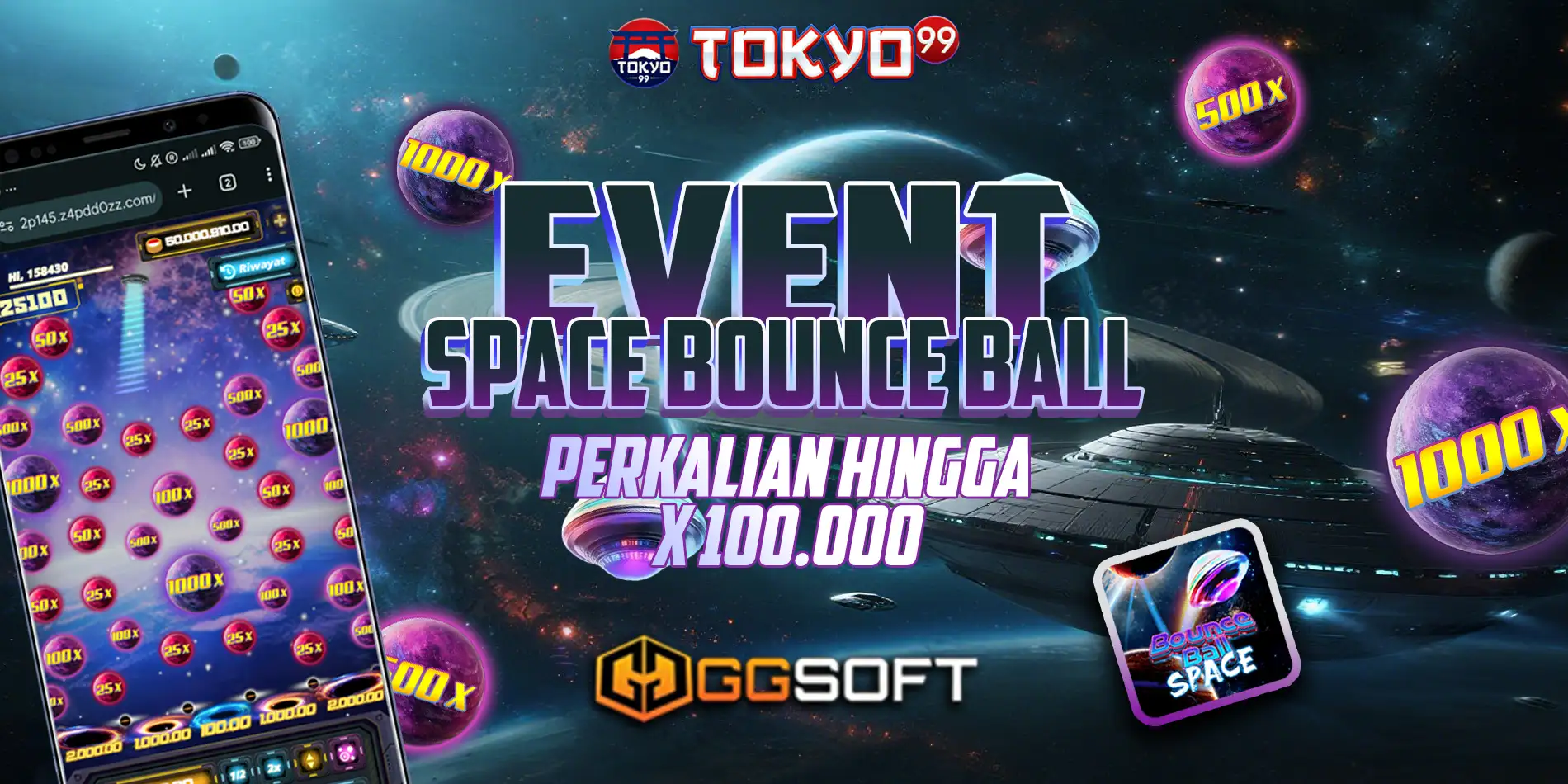 SPACE EXTRA BOUNCE BALL!
